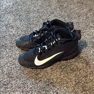 Nike Mike Trout Men's Black and White Baseball Cleats